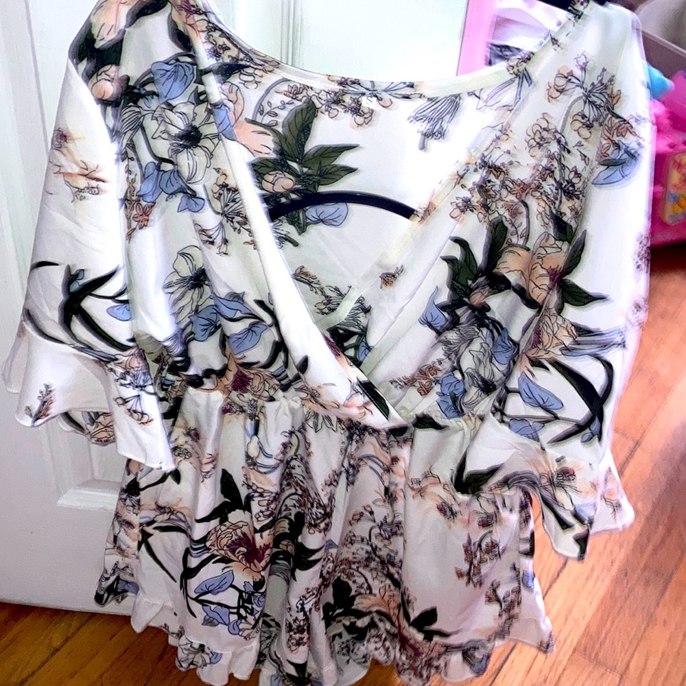 a floral romper